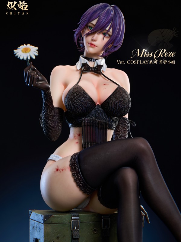 Chiyan Studio Chainsaw Man Miss Bomb Reze Hot Sexy 1/4 Statue